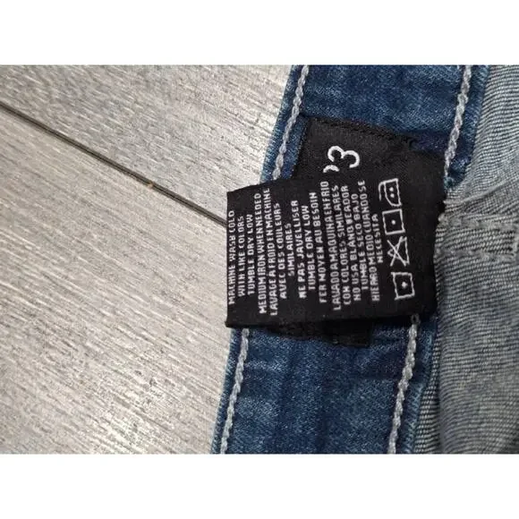 TRACK 23 Skinny Fit Men's Y2K Jeans 36x32 Blue A004251 - Picture 8 of 8